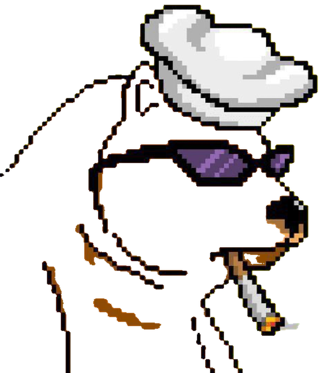 Chill Grizz, a bear chef in a chef hat and purple sunglasses